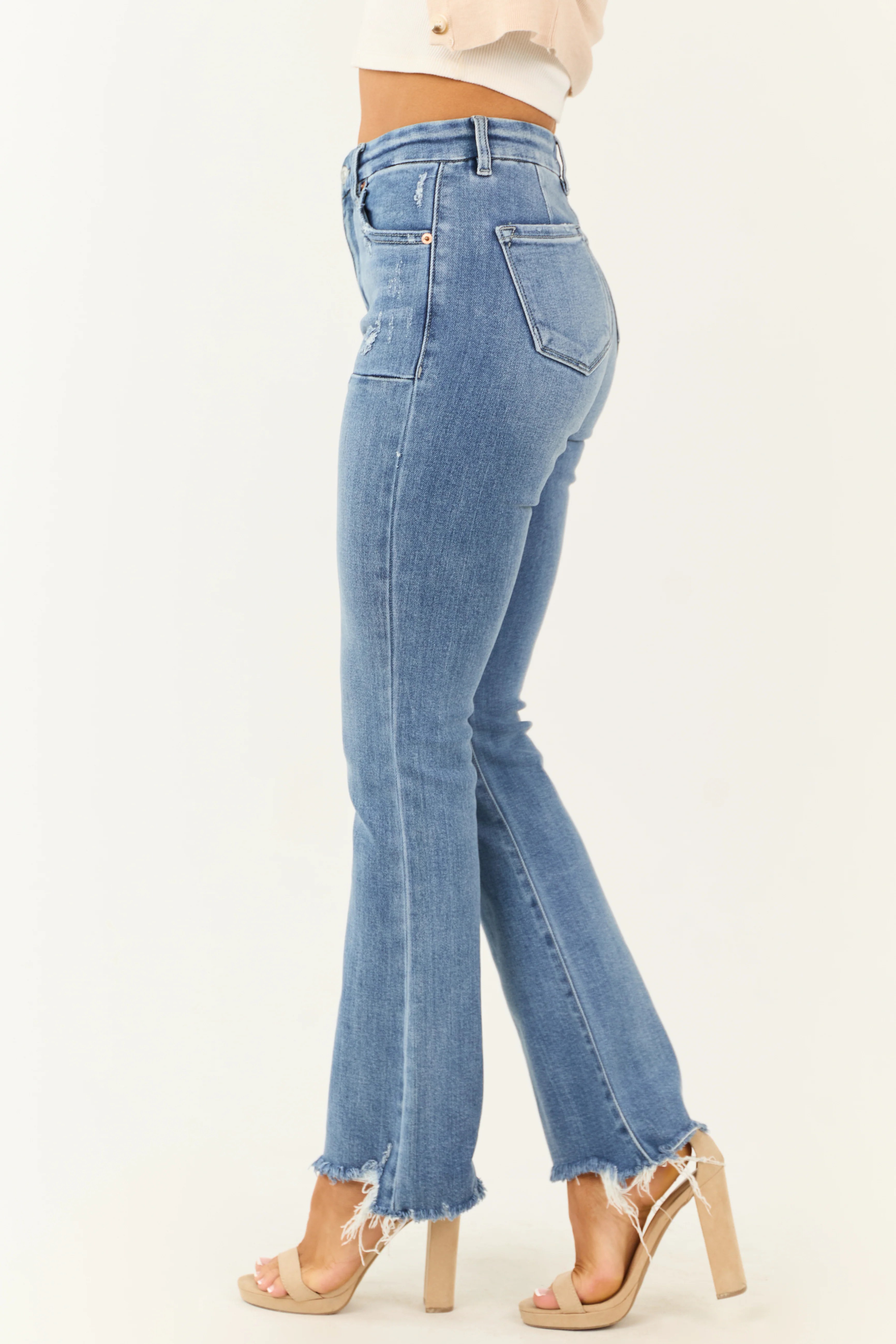 Artemis Medium Wash High Rise Tummy Control Jeans - Image 3