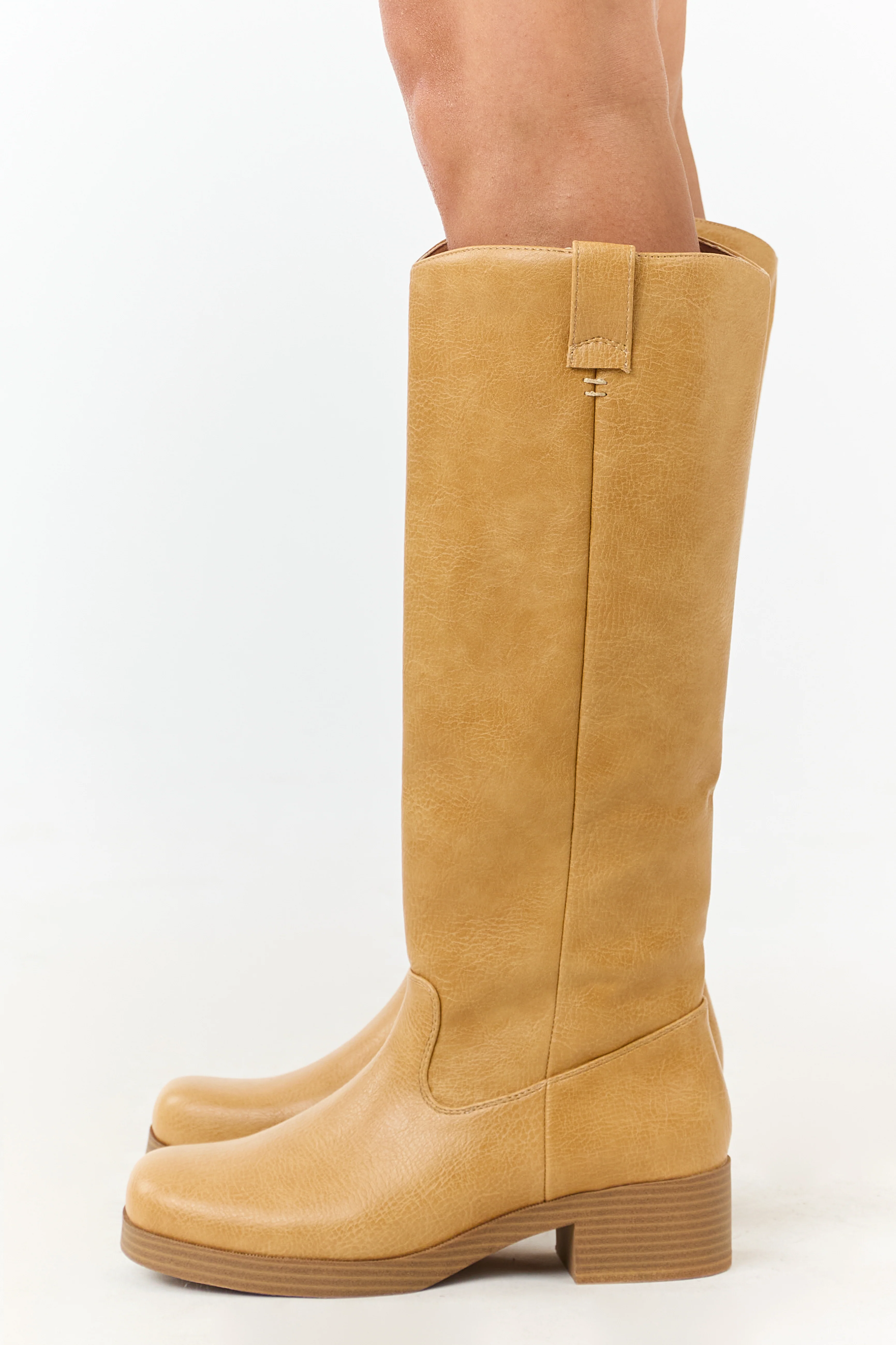 Chinese Laundry Copper Faux Leather Tall Boots - Image 5