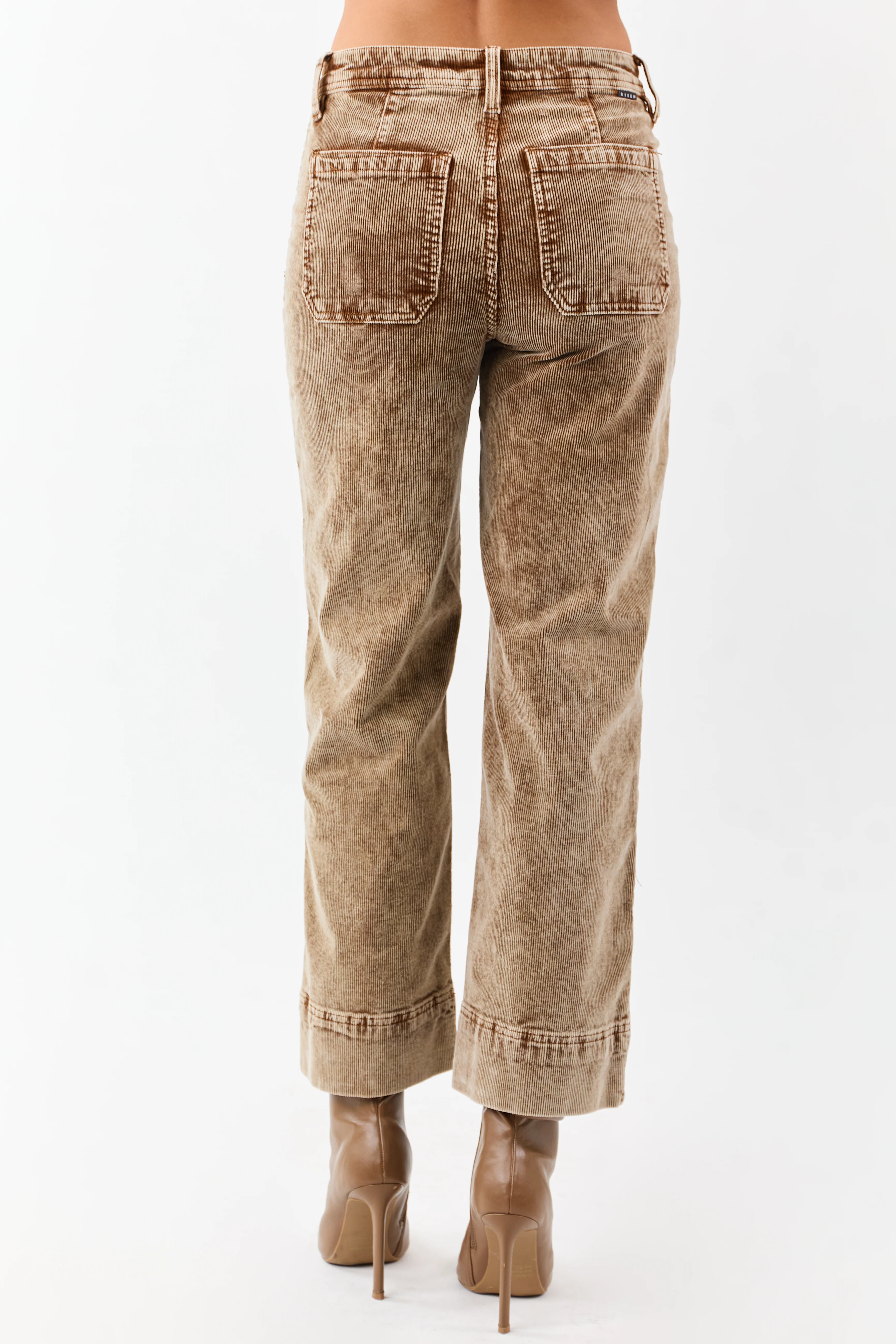 Risen Sepia Mineral Washed Corduroy Relaxed Pants - Image 4