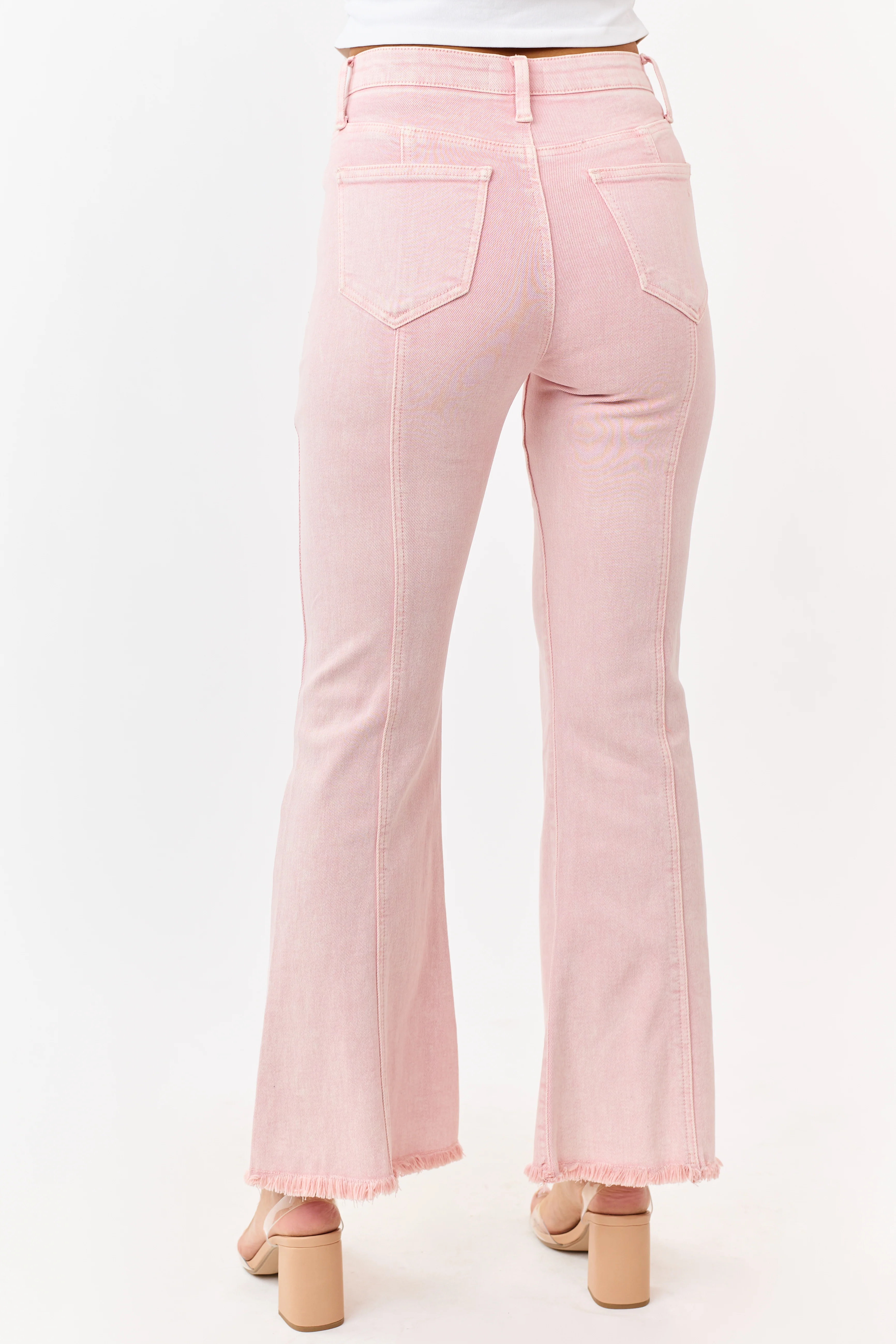 Saige Cherry Blossom Tummy Control Bootcut Jeans - Image 4