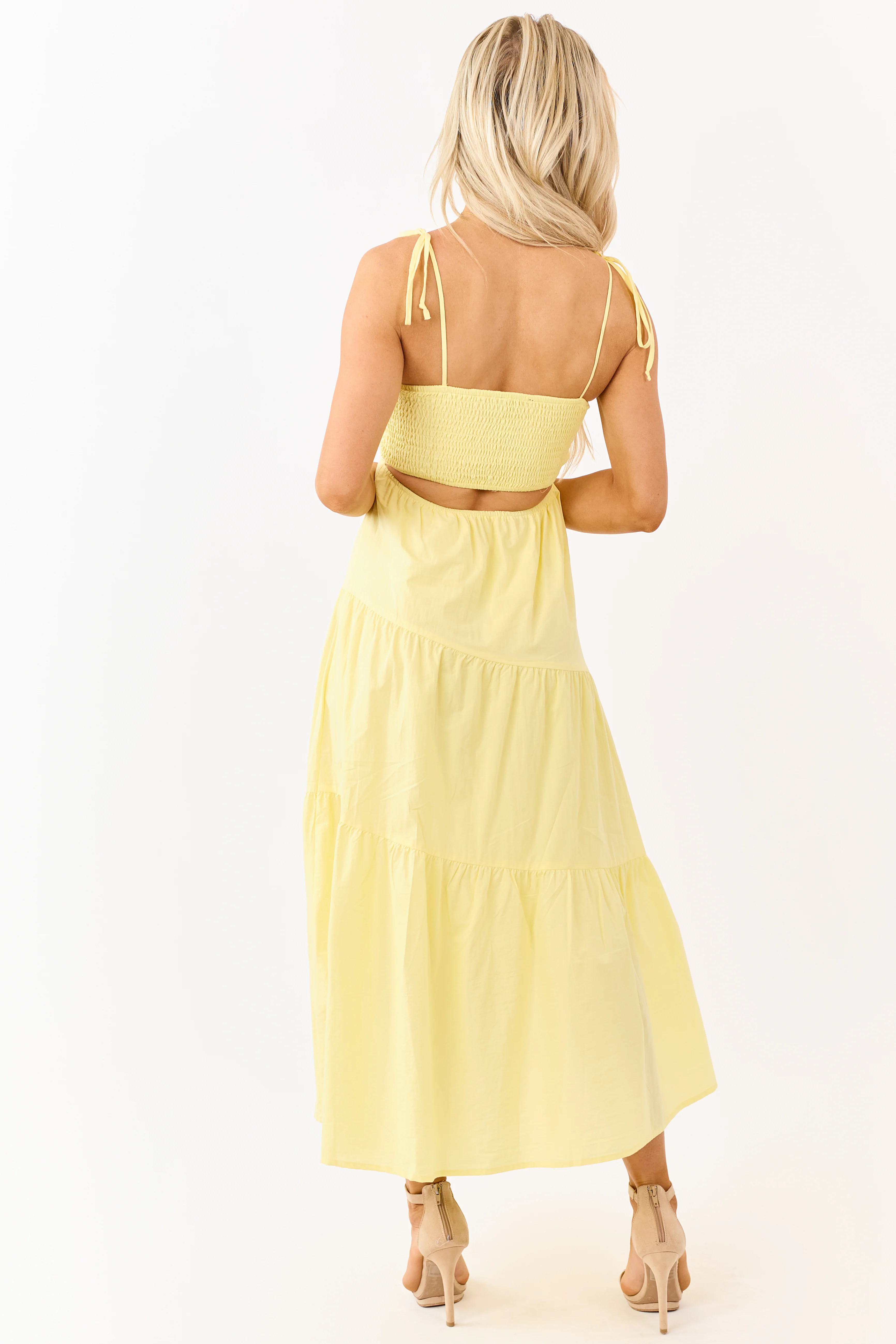 Sunshine Cotton Tiered Sleeveless Maxi Dress - Image 5