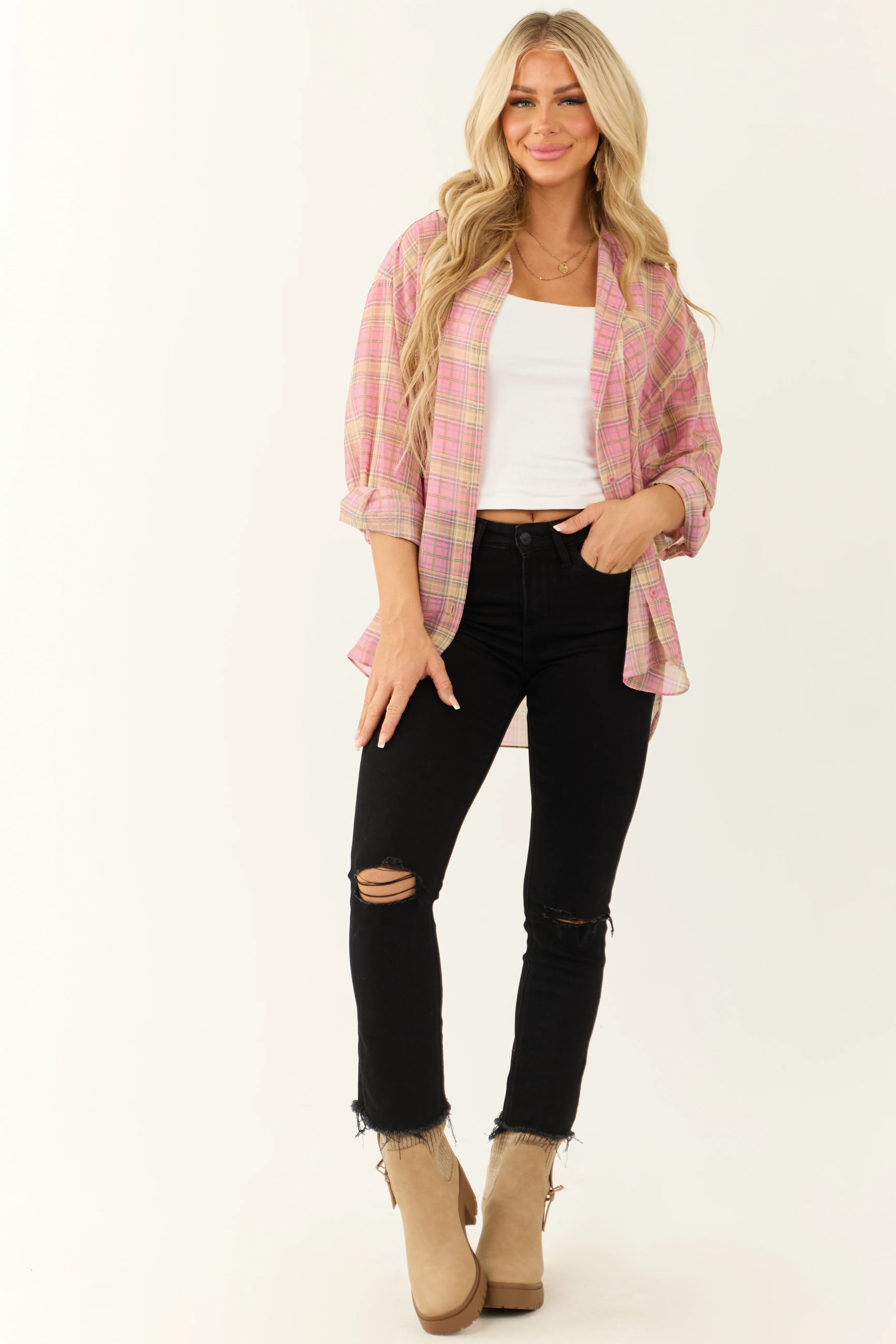 Vervet Black High Rise Slim Straight Jeans - Image 6